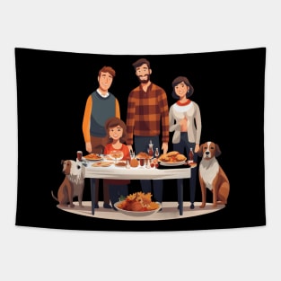 Family Thanksgiving Tapestry