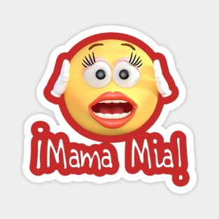 Spanish Teacher Mama Mia Hispanic Latino & Italian Culture & Food 111 Magnet