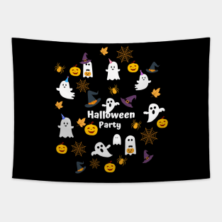 Halloween Face Mask, Happy Hallween For kids, Haloween ghost Face Mask for Kids. Tapestry