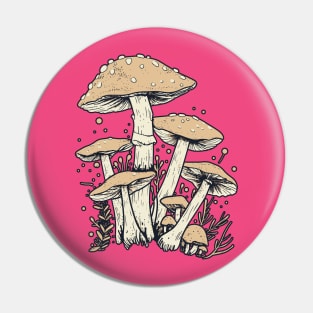 mushrooms Pin