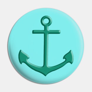 Teal Anchor Pin