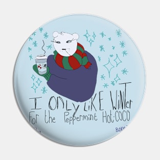 Polar Bear's Winter Pin