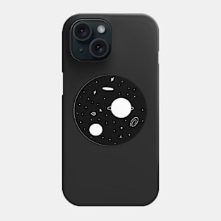 Aesthetic Planet Galaxy Sticker Phone Case