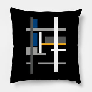 Geometric Abstract Composition Pillow