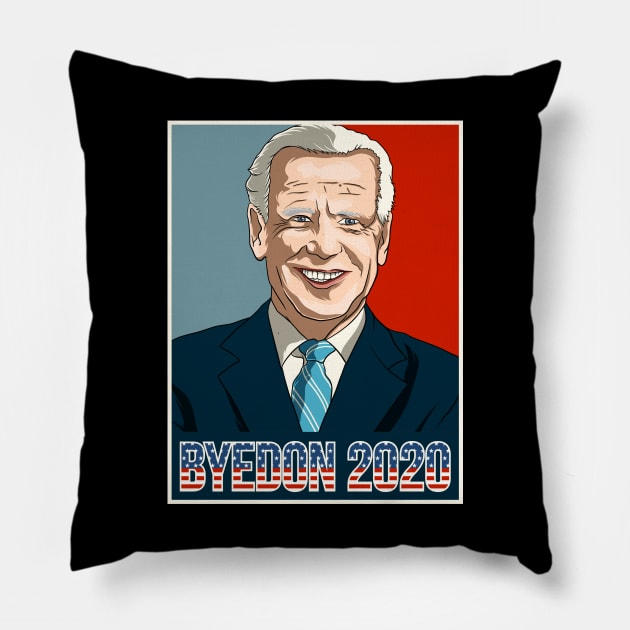 joe biden Pillow by opoyostudio