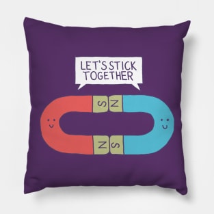 Opposites Attract Pillow