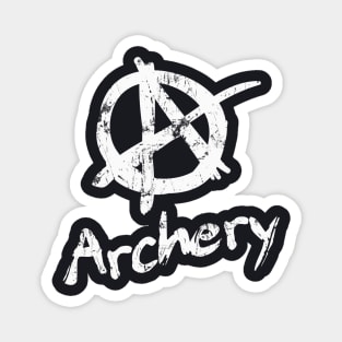 Archery Anarchy Symbol Magnet