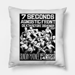 7 Seconds / Agnostic Front / Death Before Dishonor Pillow