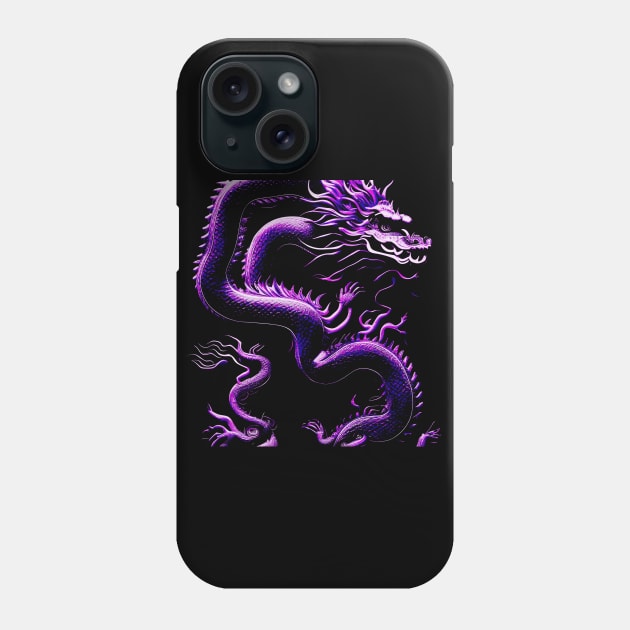 The Dragon Purple Phone Case by BlakCircleGirl