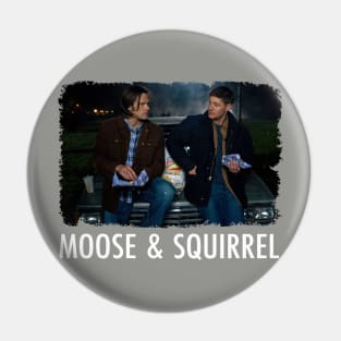 Supernatural Sam  Dean Moose  Squirrel Pin