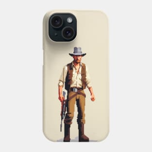 Indiana Jones Pixel Art Phone Case