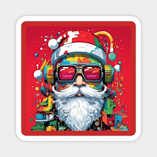 Santa Claus & Cyberpunk 2 Magnet