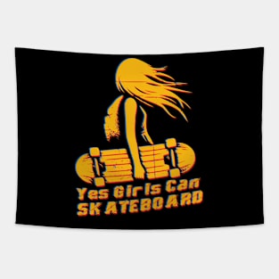 Skater Girl Tapestry