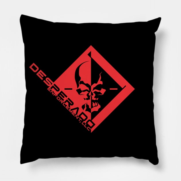 Desperado Enforcement LLC Pillow by Nifty Store