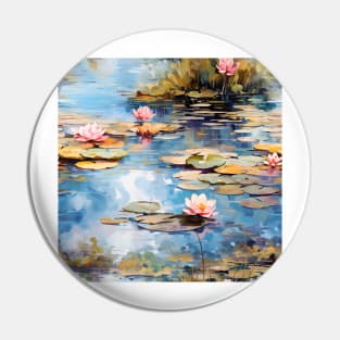 Monet Style Water Lilies 20 Pin