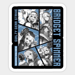 Bridget Guilty Gear season 2 Sticker for Sale by myartforyou12