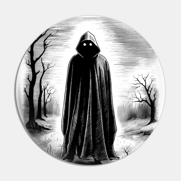 Mysterious Figure Pin by Yilsi