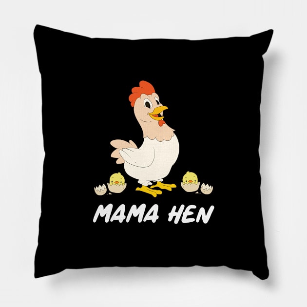 Mother Hen Shirt | Clucking Peeps Mothersday Gift Pillow by Gawkclothing