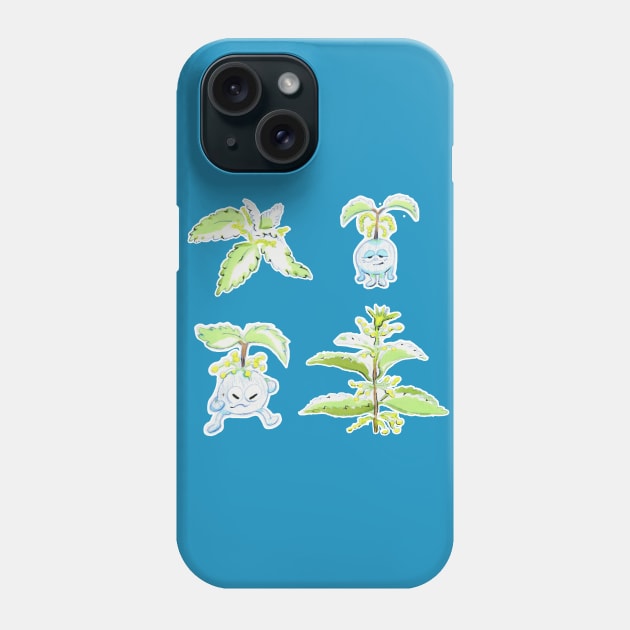 Nettle Sprites Phone Case by doodledate