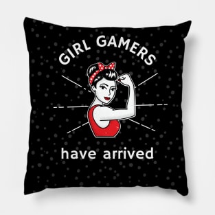 gamer girls have arrived Pillow