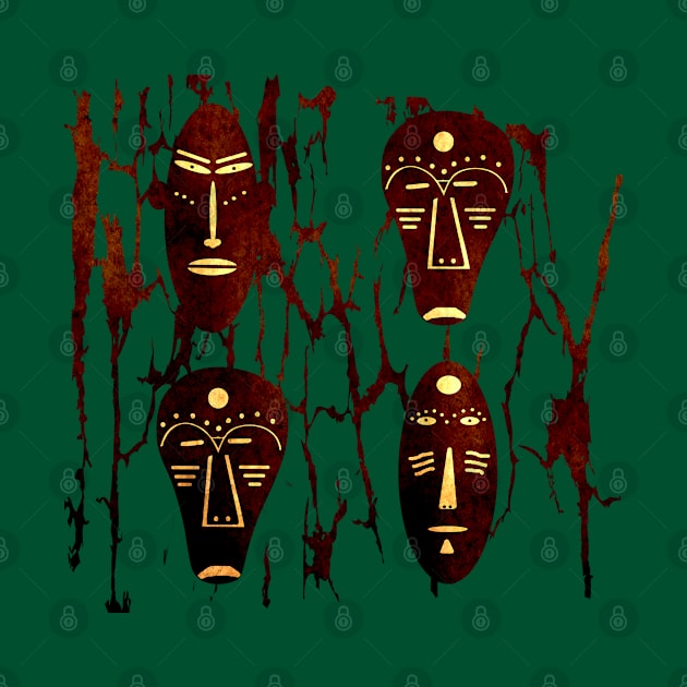 african tribal masks by omitay