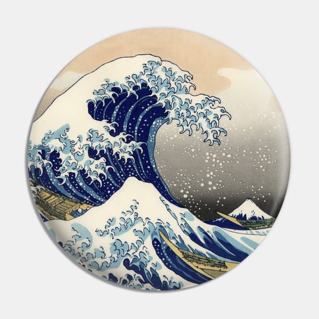 The Great Wave off Kanagawa Pin by Simonpeters98