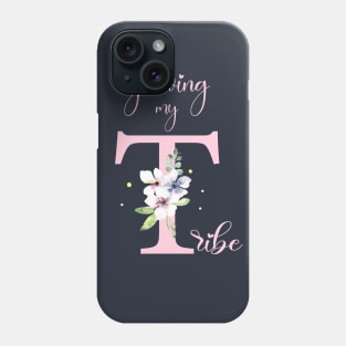 Growing my tribe pregnancy shirt Phone Case