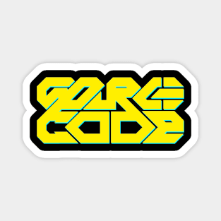 Source Code - Cyberpunk Logotype Style Magnet