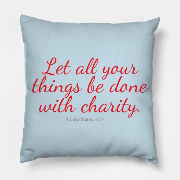 Charity Pillow by Socalthrills