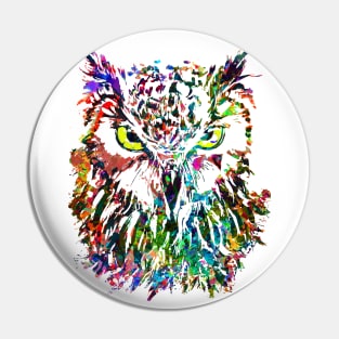 Colorful Owl - Owlet Beautiful Eyes Pin