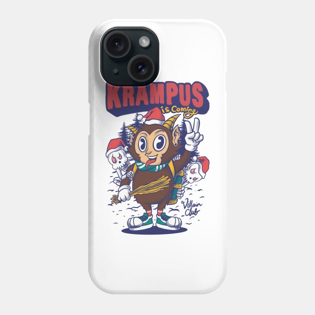 krampus is coming Phone Case by spoilerinc