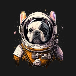 French Bulldog Astronaut T-Shirt