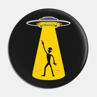 UFO Alien dancing Pin