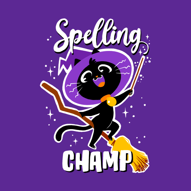 Spelling Champ Kitty by Kuitsuku