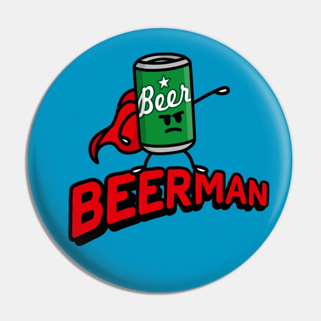 Beerman, funny superhero pun beer gifts for men Beer man Pin by LaundryFactory