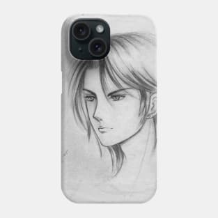 Drawing of handsome guy in 2008 Phone Case