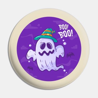 Halloween - Ghost - New Year - Boo Boo Pin