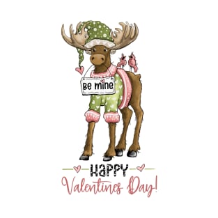 Valentine Moose T-Shirt