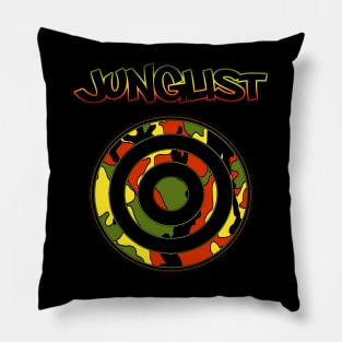 Junglist-Rasta Target Pillow