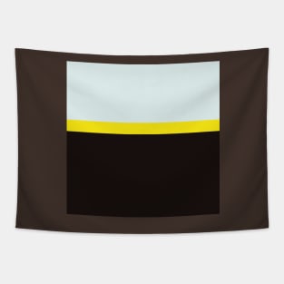 black yellow and blue minimalist abstract design Tapestry