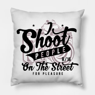 Street Photographer Pillow