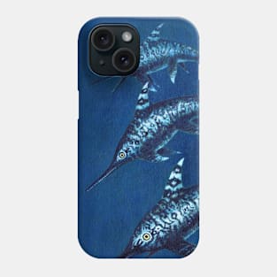 Ichthyosaur Eurinosaurus Illustration Phone Case