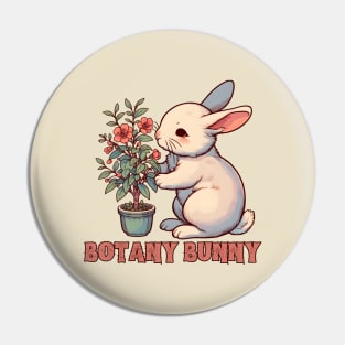 Botanist rabbit Pin