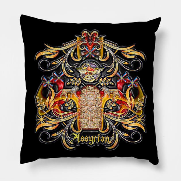 ASSYRIAN Pillow by doniainart