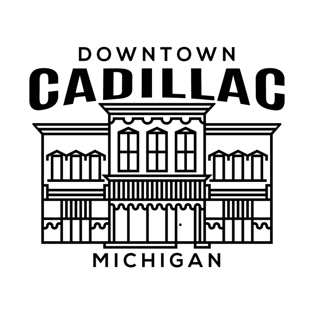 Downtown Cadillac MI by HalpinDesign