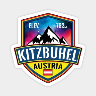 Skiing Kitzbuhel Austria Ski Magnet