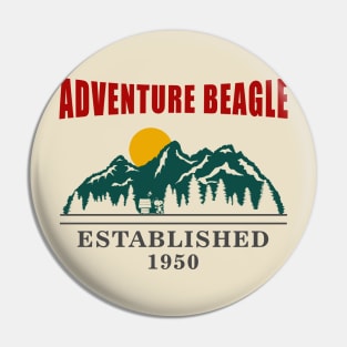 Adventure Beagle Pin