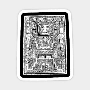 Sun gate, Sun God, Viracocha, Pre Columbian, Magnet