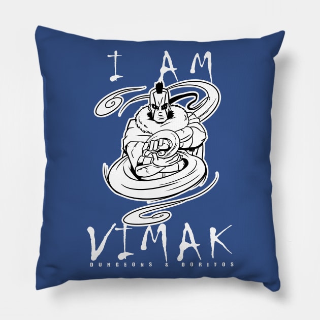 Dungeons & Doritos :: Vimak Pillow by Omniverse / The Nerdy Show Network