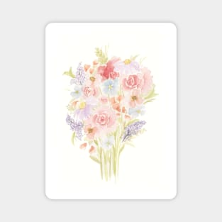 Pastel Florals Magnet